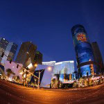 Las vegas The Strip just before the sun